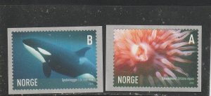 Norway  Scott#  1440-1441  MNH  (2005 Marine Life)