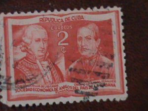 ​CUBA-FAMOUS PEOPLE OF CUBA- USED VERY FINE WE SHIP TO WORLDWIDE AND COMBINE