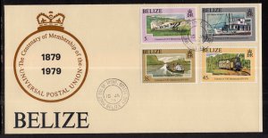 Belize 410-413 UPU U/A FDC