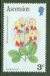 ASCENSION  Scott 276 MNH** 3p Flower stamp 1981