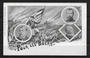 Postcard 1899, Second Boer War, Anglo- South African War, Tsar Nikoay-II Russia