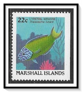 Marshall Islands #173 Lyretail Wrasse MNH