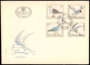 Yugoslavia, Worldwide First Day Cover, Birds