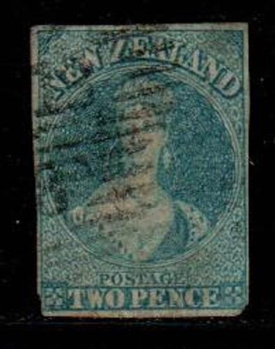 New Zealand Scott 8 Used (small thin) - Catalog Value $200.00