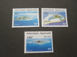 French Polynesia 1981 Sc 352-4 set MNH