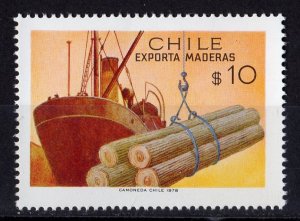 Chile 1978 Sc#515  SHIP-LOADING TIMBER Single MNH