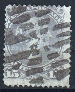 Canada LQ #30 Montreal Geometric Fancy Cancel, Used   (2317)