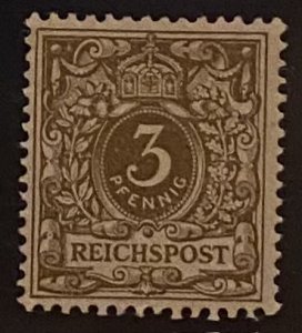 [AG] Germany 1889-1900 Sc #46 Mi 45c Mint *Never Hinged* Mi-CV 107$