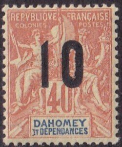 Dahomey #38 Mint