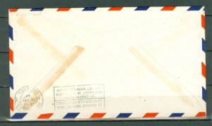 NEWFOUNDLAND - BELGIUM JUNE 1946 1st PAN AM CLIPPER AIRMAIL FLIGHT COVER  #263