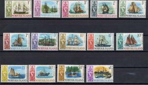 Norfolk Island Scott 100-13 MNH! Ships!