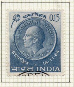 India 1964 Early Issue Fine Used 15p. NW-133811