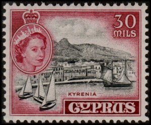 Cyprus 175 - Mint-H- 30m Kyrenia (1955) (cv $3.00)