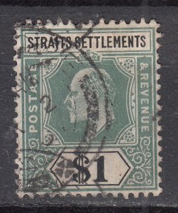 Straits Settlements - 1904 KEVII $1 Sc# 123 (9176)