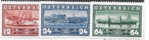 Austria #382-384   (MH)  CV $3.30