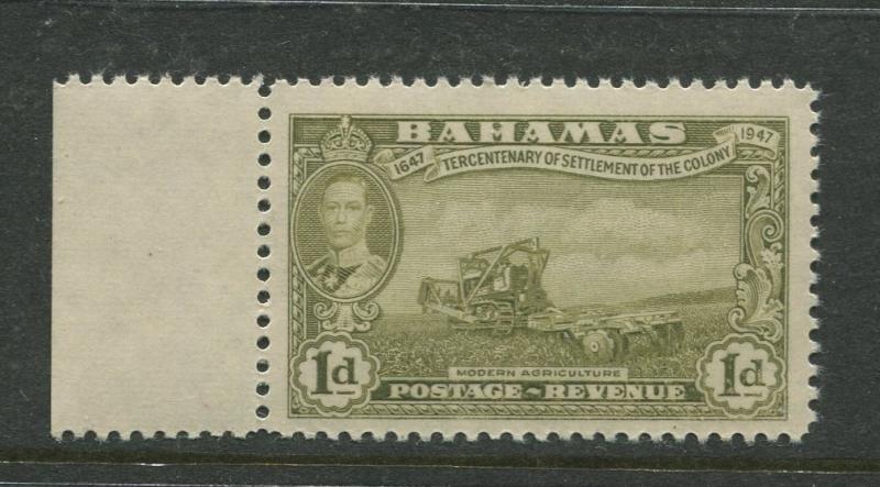 Bahamas - Scott 133 - KGVI Definitive Issue-1948- MNH -Single 1d Stamp