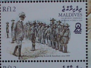 MALDIVES-1998-SC#2329-19TH WORLD JAMBOREE-MONDIAL CHILLE'98 MNH SHEET