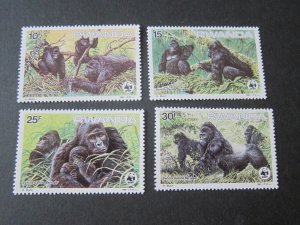 Rwanda 1985 Sc 1208-11 set MNH