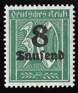 Germany #241 8th m on 30pf (1923) Stamp Mint OG NH EGRADED XF-SUPERB 96 XXF