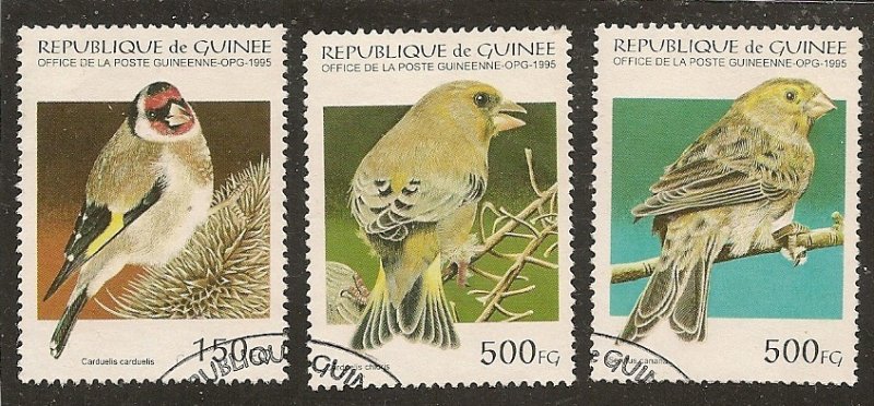 Guinea  Scott    1268,70,72   Birds    CTO
