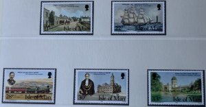 ISLE OF MAN 1984 WILLIAM CAIN SET  SG274/278  MNH ..SEE SCAN