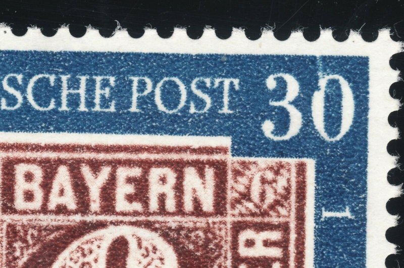 Mi 115I Germany 1949 Cent. of German Postage broken O error MVLH CV $412 cert