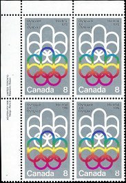 CANADA   #623 MNH UPPER LEFT PLATE BLOCK  (1-2)
