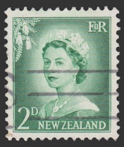 NEW ZEALAND YEAR 1955 - 59. SCOTT # 308. USED. # 1