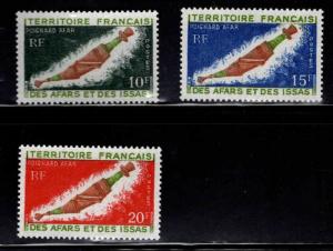 Afars and Issas Scott 338-340 MNH**  1970 Dagger Scabbard short set 3/4