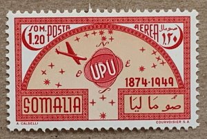 Somalia 1949 1.20s UPU and airplanes, MNH. SEE NOTE.  Scott C34, CV $0.50