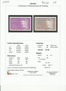 # 1236 MINT NEVER HINGED ELEANOR ROOSEVELT     XF+