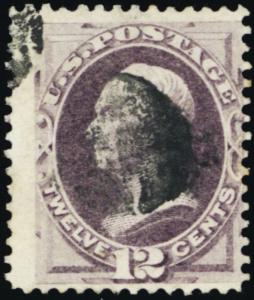 151, 12¢ Webster Attractive Stamp - BARGAINED Priced! Cat $210.00 - Stuart Katz