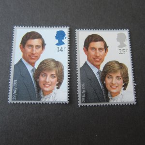 Great Britain 1981 Sc 950-1 set MNH