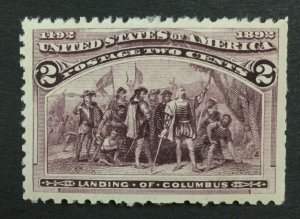 MOMEN: US #231 MINT OG POST OFFICE FRESH **NH** #29393