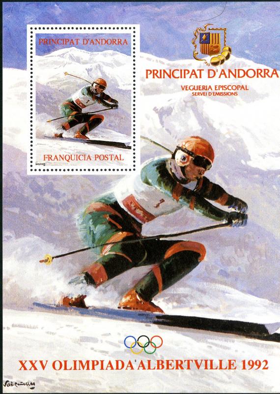 ANDORRA UNLISTED  S/S OLYMPICS BARCELONA 1992 BIN $5.00