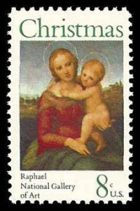 PCBstamps   US  #1507 8c Christmas - Madonna, MNH, (5)