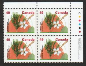 Canada # 1364 Fruit Trees plate UR MNH