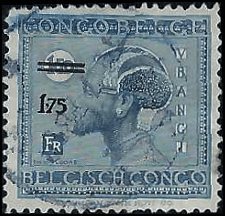 BELGIAN CONGO   #114 USED (1)