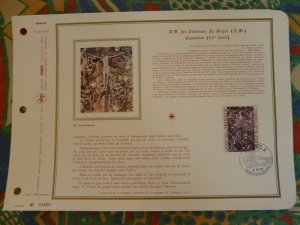 religious paintings Canavesio set of 5 FDC folder Monaco 1972 ref 46