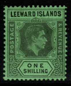 LEEWARD ISLANDS SG110ba 1942 1/= GREY & BLACK/EMERALD MNH