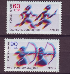 J24965 JLstamps 1979 germany berlin set mnh #9nb157-8 sports