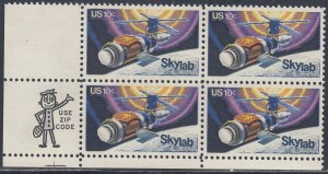 Scott 1529 MNH LL Zip Blk - Skylab