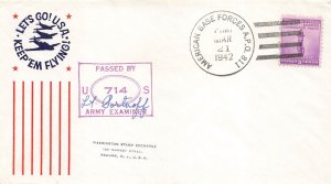 WWII Patriotic - A.P.O 811 Aruba 3-21-42 - WSE cachet