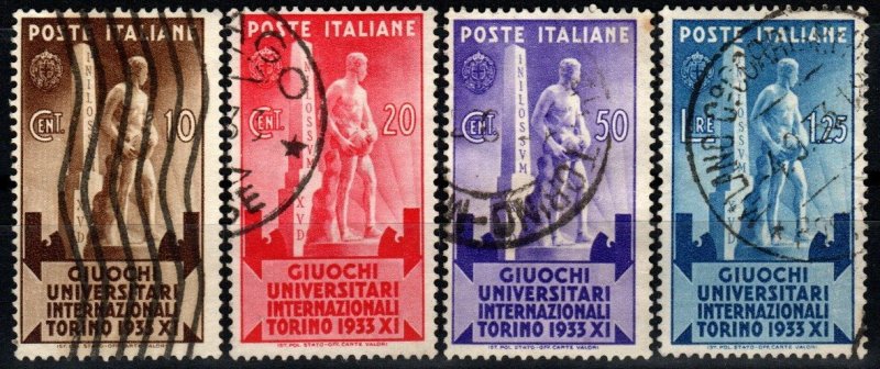 Italy #306-9  F-VF Used CV $8.50  (X1315)