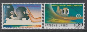 UN Geneva 205-206 MNH VF