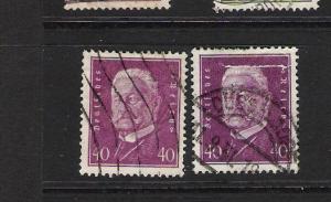 GERMANY 379 MAJOR PLATE FLAW VFU H1088