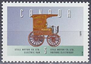 #1605f MNH Canada 1996 Still Motor Co. Electric Van (1899)