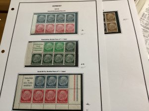 ICOLLECTZONE Super Clean Germany Album Page Semi Postals   (C500-26)