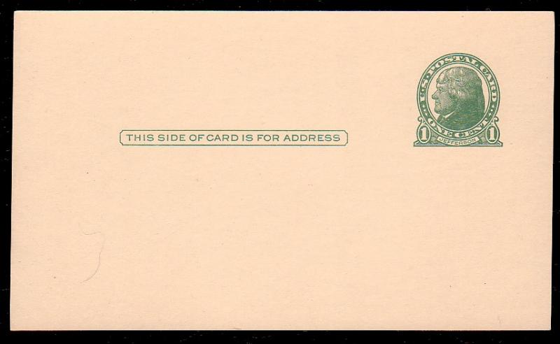 United States UX27 Postal Card Unused