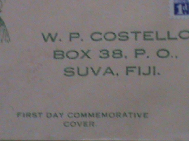 GILBERT & ELLICE ISLANDS STAMP FDC-1949 SC#54 SILVER WEDDING 72 YEARS OLD FDC